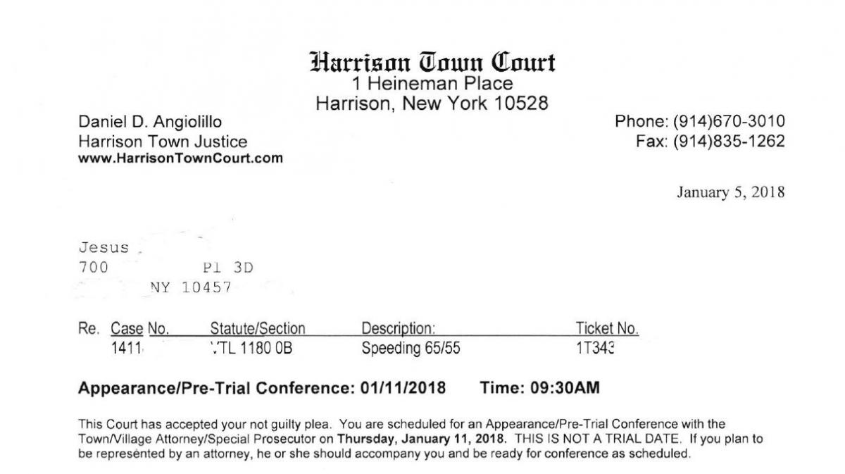 Pre-Trial Conf Notice